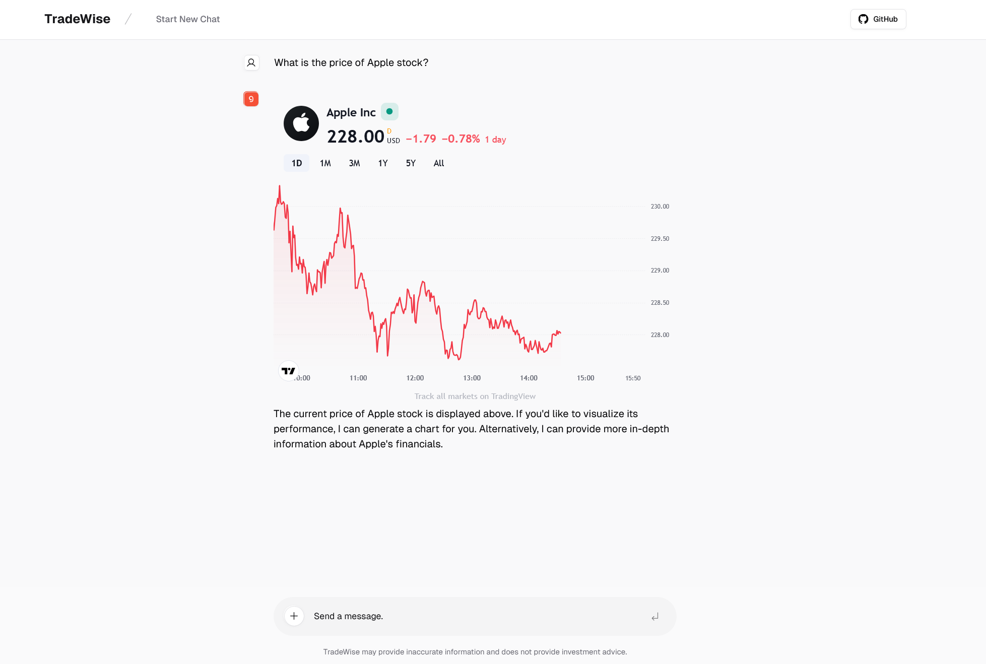 Project image for TradeWise